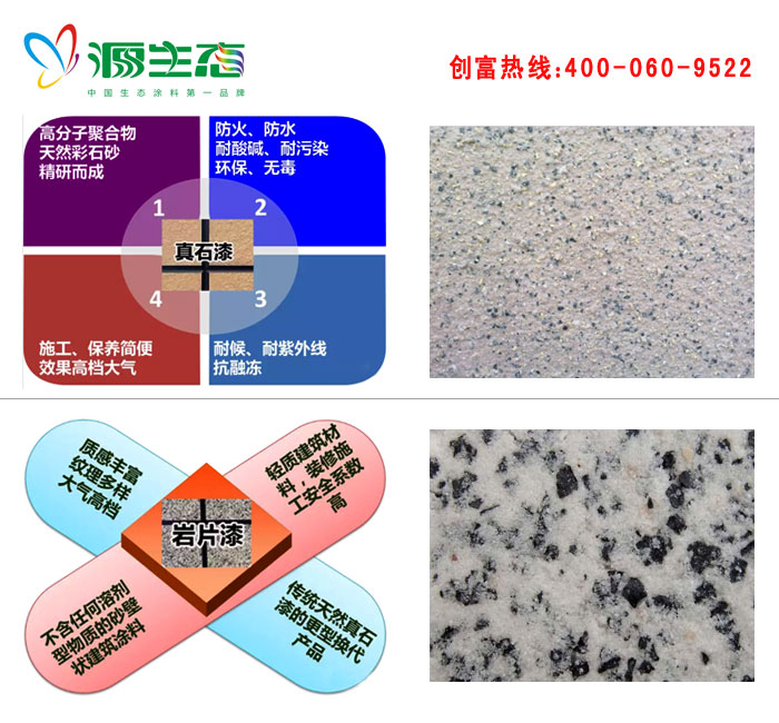 同為質感涂料，真石漆和巖片漆不怕再混淆了
